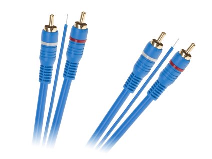 Cablu de legătură RCA 2x + RCA 2x 5m galbenă