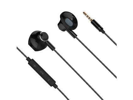 Căști intraauriculare cu microfon Kruger&Matz B2 negre