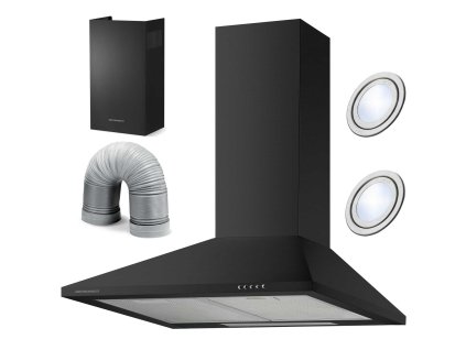 Hotă de bucătărie tip șemineu 60 cm BT-214 negru