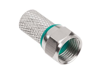 Conector F RG6-U + 2x garnitură HQ