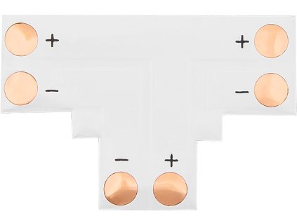 Conector pentru benzi LED tip "T" 10 mm 2 pini