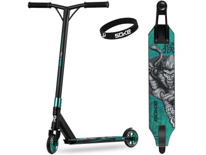 Trotinetă freestyle SOKE PRO turcoaz