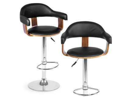 Scaun de bar Peluro negru