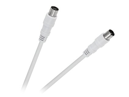 Cablu coaxial TV-VIDEO alb 15m HQ