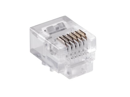 Conector telefonic, 6P 6C x100buc