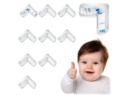 Protecție pentru colțuri de masă 798400 10 buc. transparentă