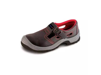 Pantofi de lucru D1, din piele, cat, S1 SRC BH9D1-39 (Farba čierna, Veľkosť 39)