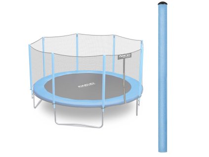 Bară de rezervă pentru trambulină cu plasă exterioară 252 - 465cm albastră