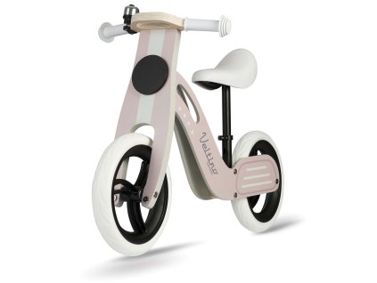 jasnorozowy rowerek biegowy d 14692