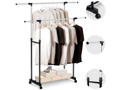 Cuier pentru haine 686400 negru