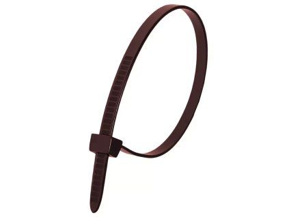 Benzi de cablu din nailon de culoare maro 11F76372 (Farba Hnedá)