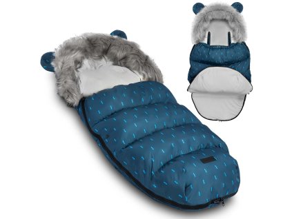 Sac de cărucior Elmi Ricokids - albastru marin