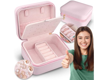 Cutie de bijuterii MS-702 Massido - roz