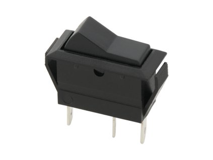 Comutator basculant ASW-09D negru 3PIN