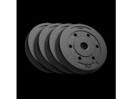 Discuri pentru gantere 4x5kg, 31mm, REBEL ACTIVE