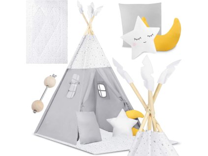 Cort teepee NK-406 Nukido - gri deschis