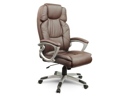 Scaun de birou EG-227 din piele maro