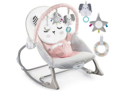 Șezlong pentru bebeluși roz 705102