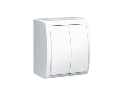 Întrerupător IP54 Simon Aquarius nr.5 alb