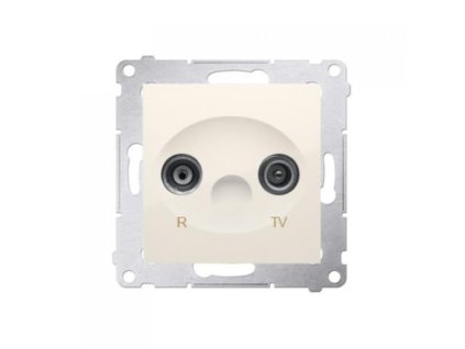 Priză RTV Simon 54 premium terminal modul bej