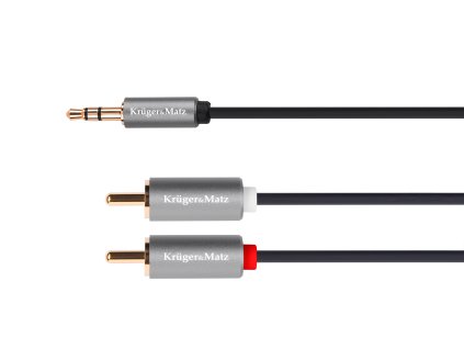 JACK 3,5mm - 2RCA 1m KM1218