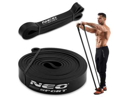 Bandă elastică pentru exerciții NS-960 Neo-Sport neagră