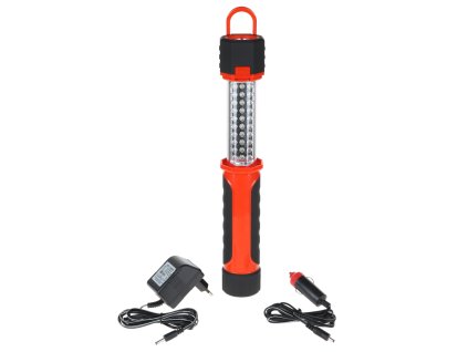 Lampă de atelier cu încărcător de rețea și auto 30+4+8 LED
