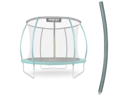 Bară de schimb pentru trambulină cu plasă interioară C 252 - 435cm verde