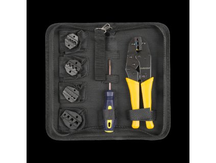 Clește de sertizare cu fălci interschimbabile (set) E6110