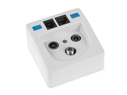 Priză RTV-SAT-RJ11-RJ45 BX300