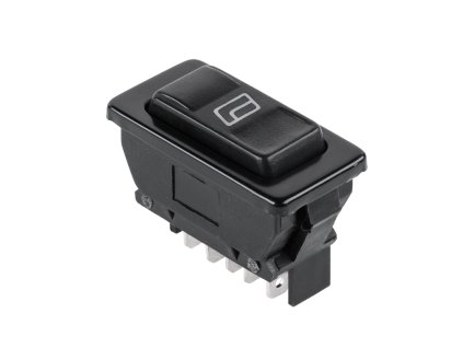 Comutator basculant ASW-02D negru portar PRK0014
