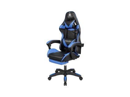 Scaun de gaming Kruger&Matz Warrior GX-150 negru-albastru