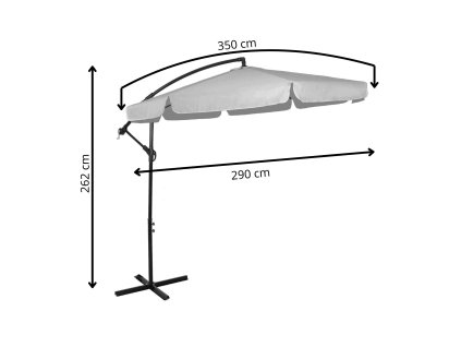 Umbrelă de terasă 300cm GU0042
