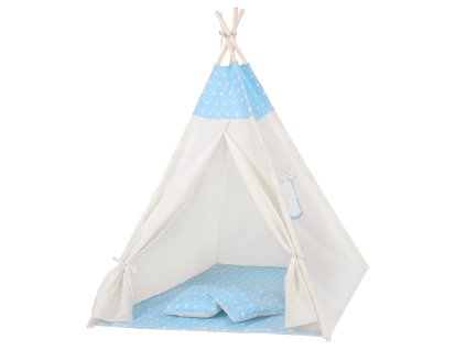 4502 tip06 namiot tipi gwiazdki blekit M0