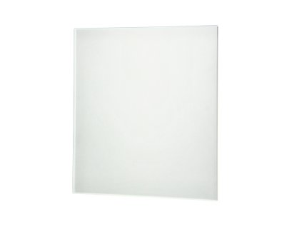 Grilaj pentru ventilator - panou de sticlă perlă argintie