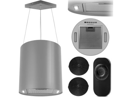 Hood spațial 35 cm inox BT-226