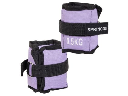 Gleznieră cu greutăți 2 x 0,5kg FA0003