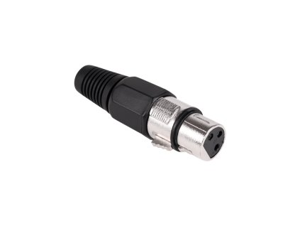 Conector XLR (Canon) priză, negru