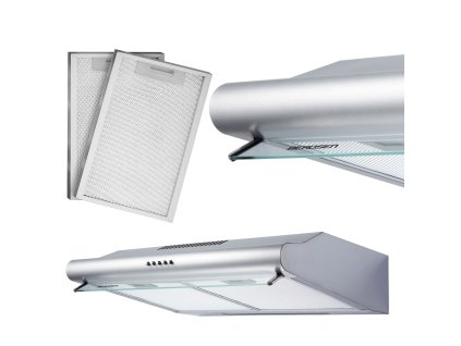 Hote de bucătărie sub dulap - ventilator de evacuare 50 cm Berdsen BE-10-A INOX