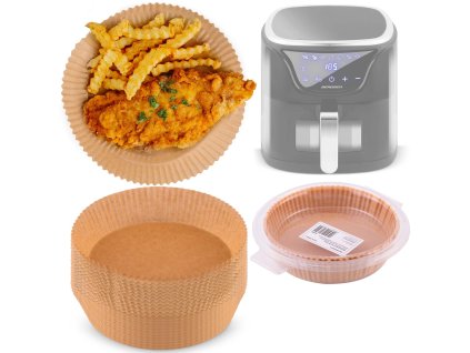 Hârtie de copt pentru friteuză 20 cm Berdsen - 20 bucăți