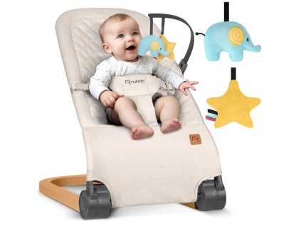 Șezlong pentru bebeluși NK-52 Nukido - bej