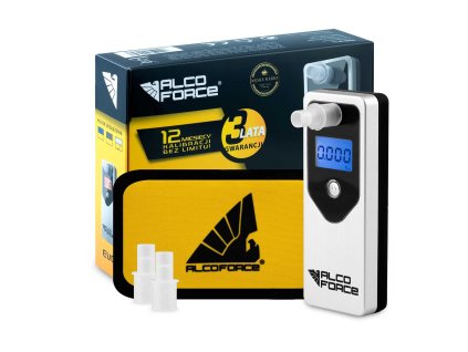 Tester de alcool electrochimic AlcoForce EVO-ARGINTIU