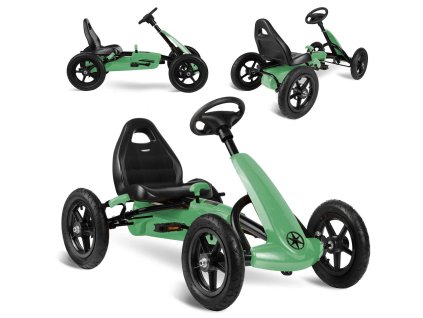 Kart cu pedale pentru copii RK-592 verde