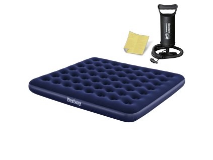 Saltea gonflabilă 203x183x22 cm cu pompă cu piston Bestway 67004