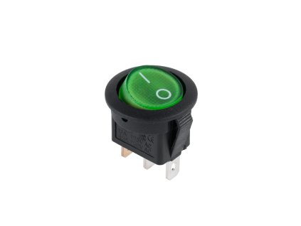 Comutator basculant 230V SW01 - verde PRK0002D