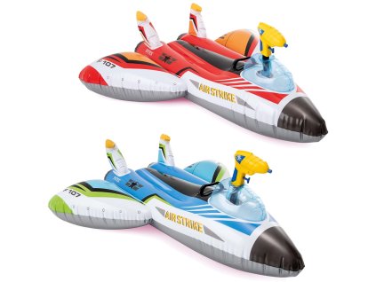 Avion gonflabil cu tun INTEX 57536 albastru