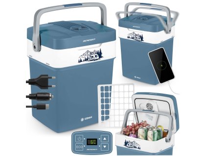 Frigider turistic Berdsen Icemax 29 litri mod ECO - albastru