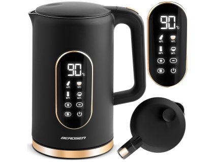 Fierbător electric 1,7l Berdsen BD-712 negru-auriu