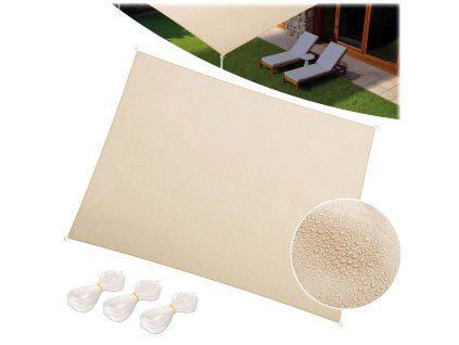 Prelată dreptunghiulară parasolar 3x4m Plonos PL-885 bej