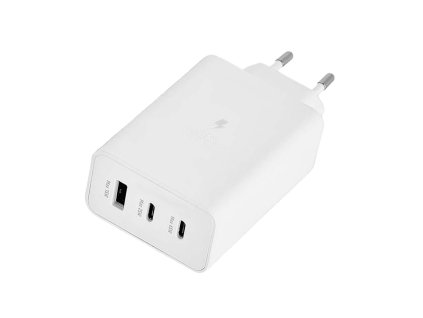 Încărcător de rețea cu funcție Power Delivery și Quick Charge 65W alb